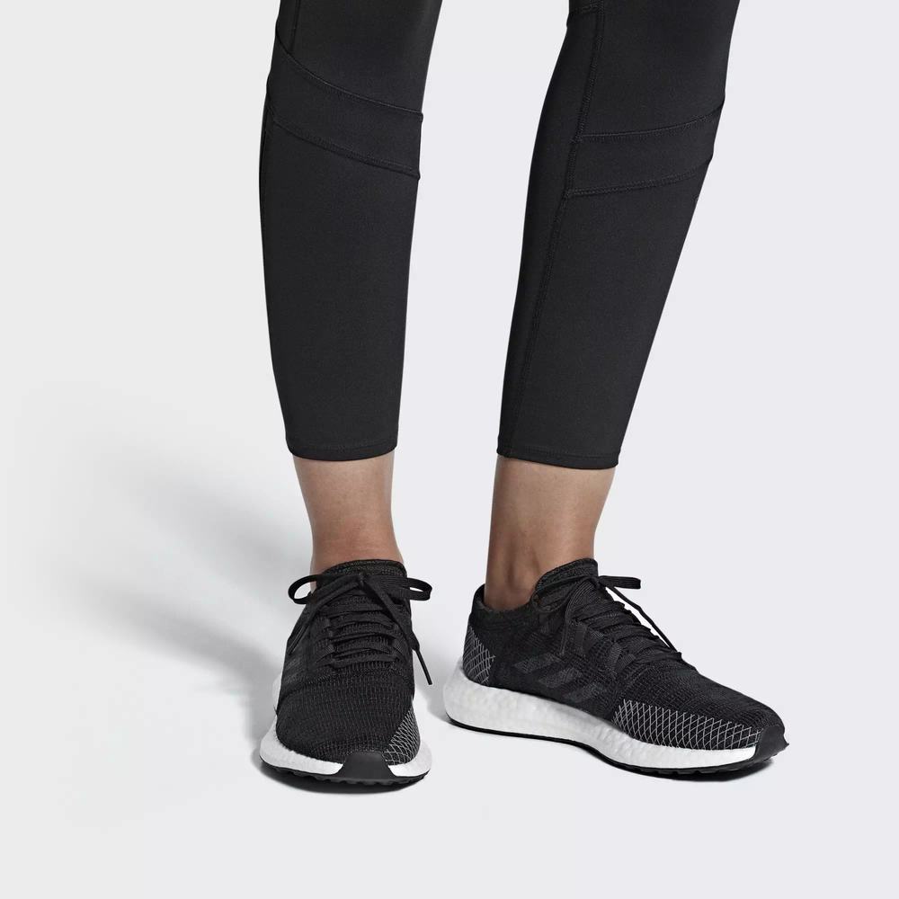 Adidas Pureboost Go Tenis Para Correr Negros Para Mujer (MX-43045)